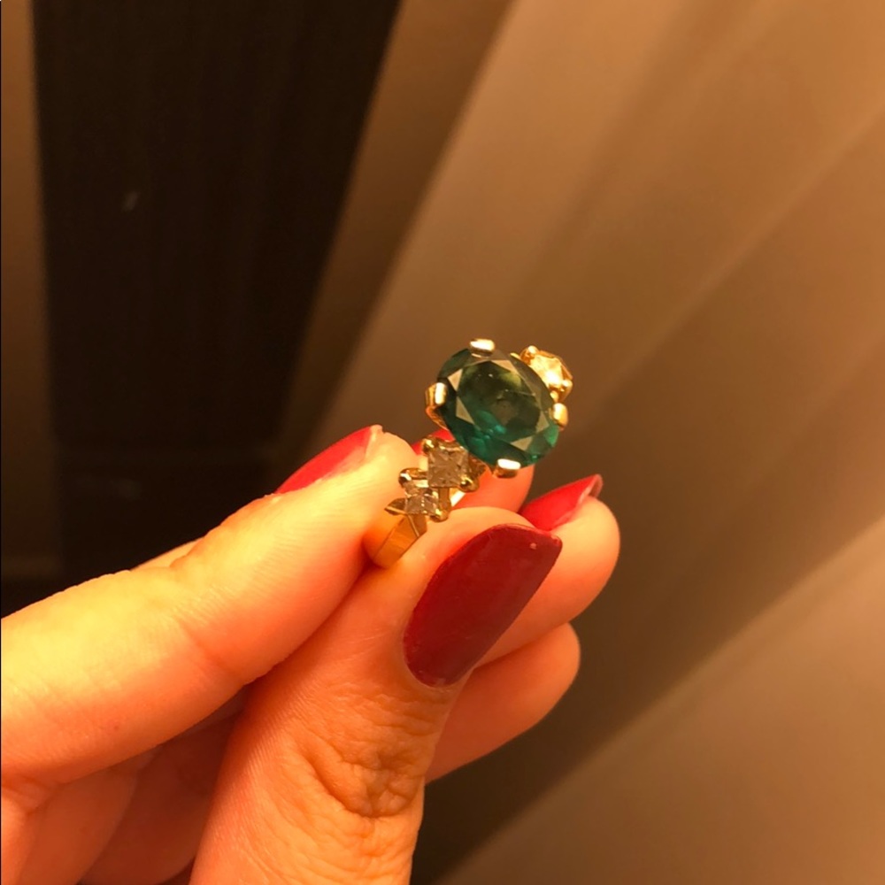 14 karat green ring